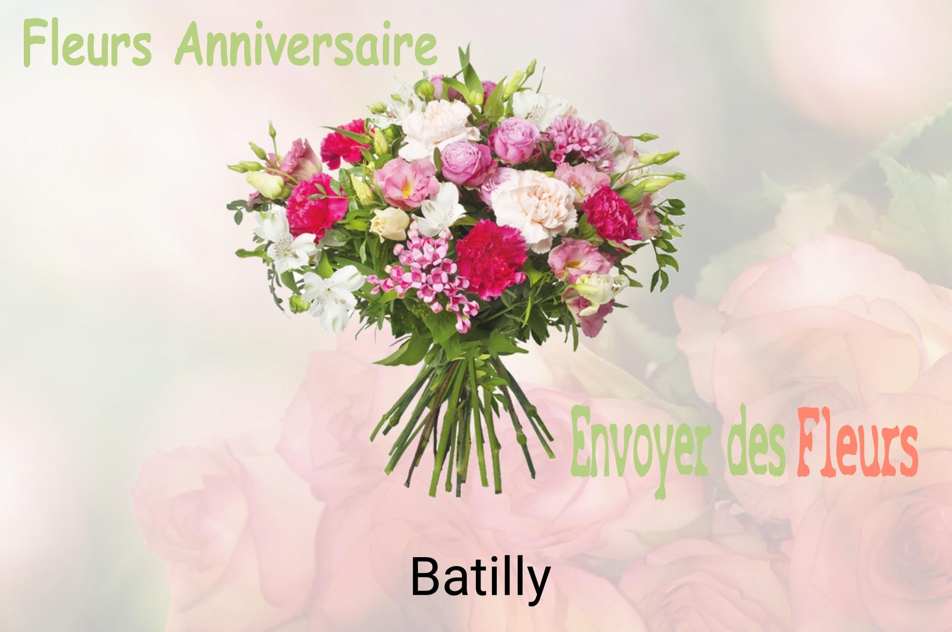 Bouquet de fleurs d’anniversaire livré à Batilly