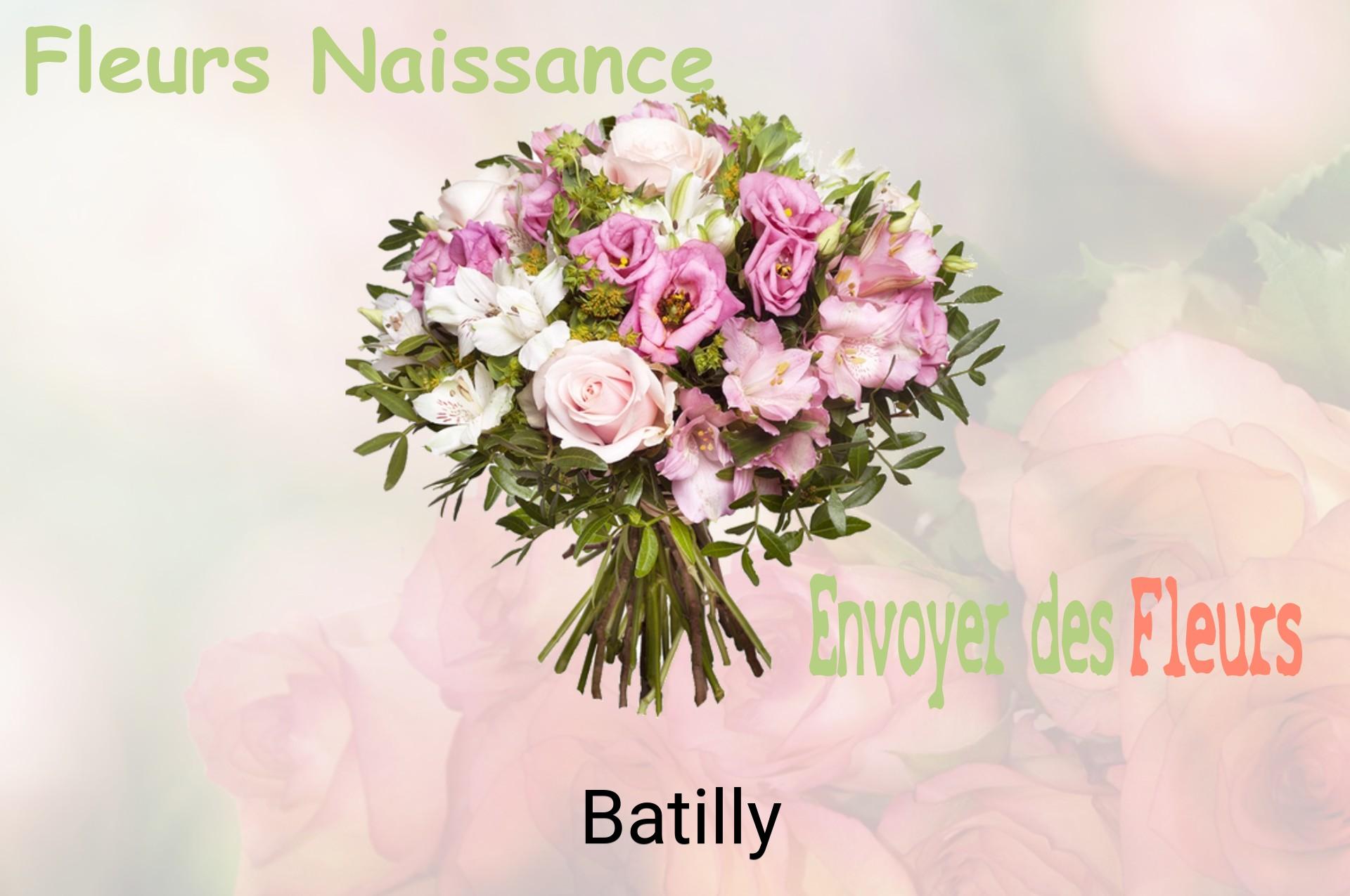 Bouquet de fleurs de naissance livré à Batilly